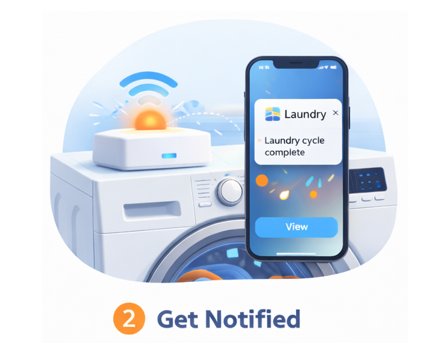 Step 2: Get notified when the cycle is done
